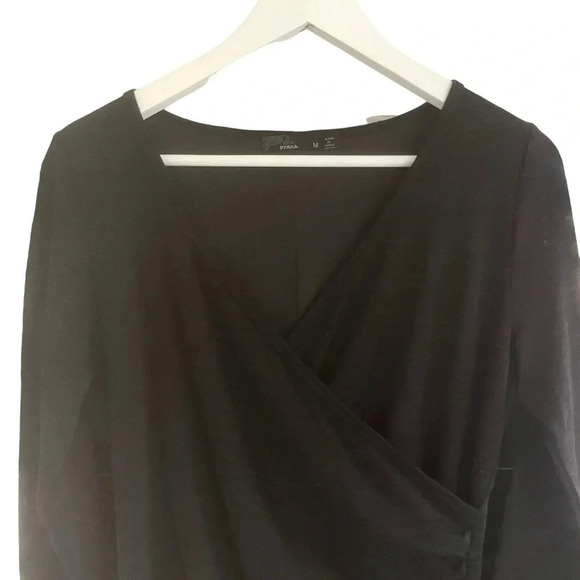 Prana Gray Chic Dress Size Medium Faux Wrap Teacher - Picture 3 of 7